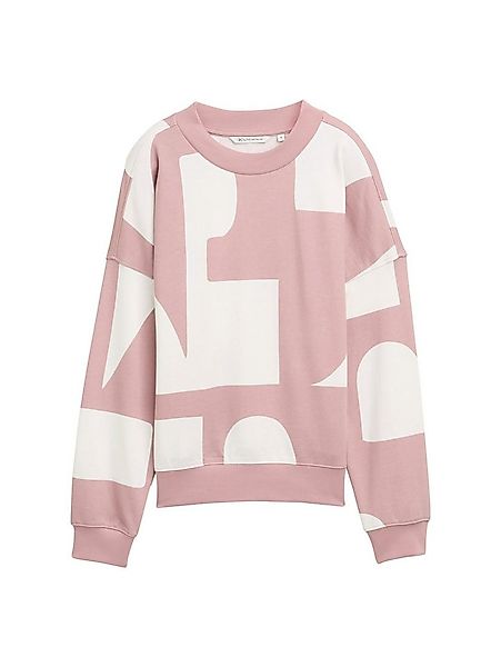 TOM TAILOR Denim Sweatshirt mit All-Over Print günstig online kaufen