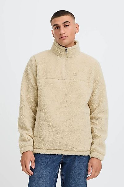 Blend Fleecepullover "BHMTOTTEN", Lässiger Troyer in Teddy-Optik günstig online kaufen