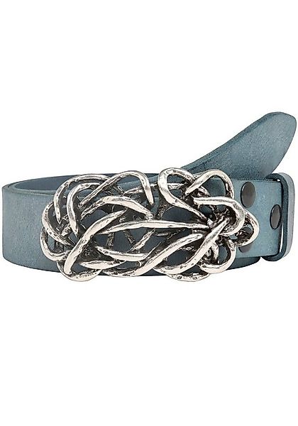 Rettungsring Gürtel Ledergürtel mit austauschbarer Schließe »Strohknoten« günstig online kaufen