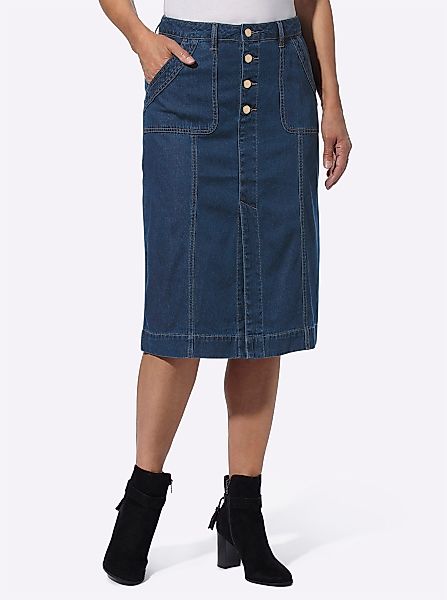 Witt A-Linien-Rock Jeans-Rock günstig online kaufen