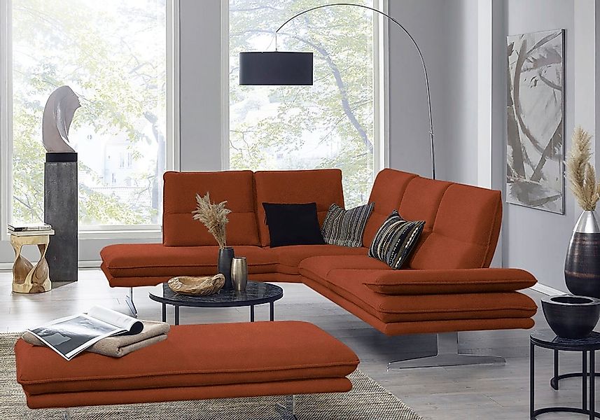 W.SCHILLIG Ecksofa "broadway, Designsofa, mit tollem Sitzkomfort, L-Form", günstig online kaufen