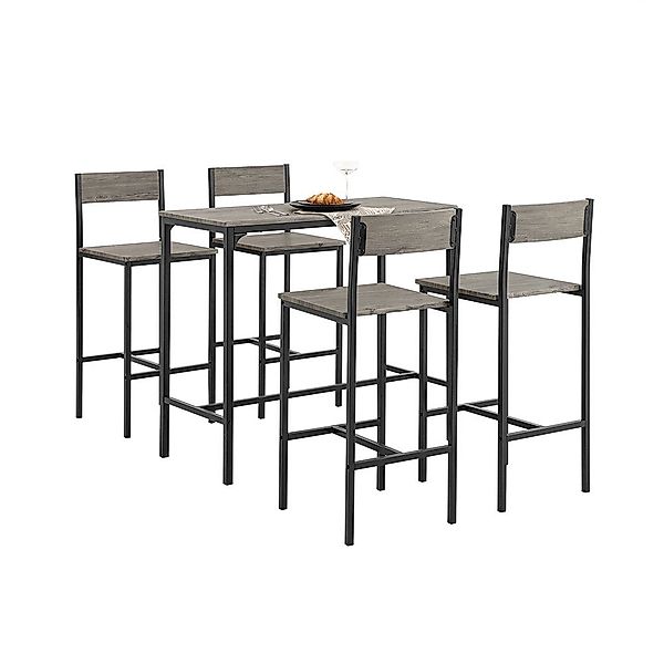 SoBuy Bartisch OGT14, Bartisch Set 5-teilig günstig online kaufen