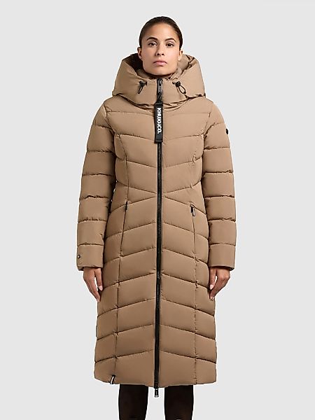 khujo Steppmantel "FISKA" Kapuze mit elastischem Kordelzug günstig online kaufen