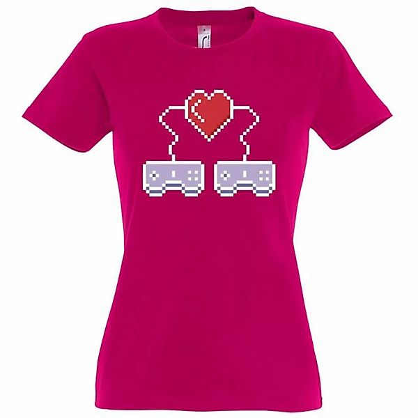 Youth Designz T-Shirt Gamer Love Damen Shirt mit trendigem Frontprint günstig online kaufen