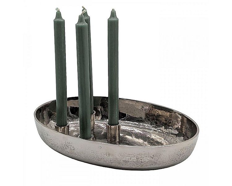 Lambert Windlicht Kerzenleuchter Adventsleuchter Fiore Nickel günstig online kaufen