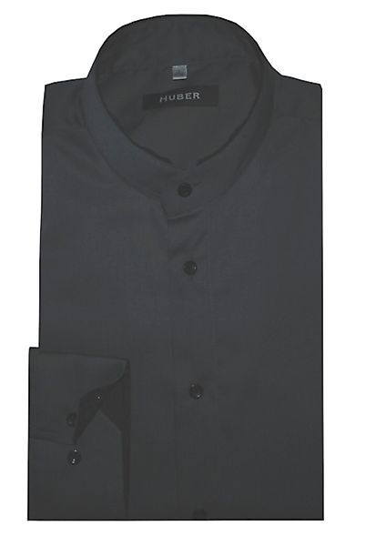 Huber Hemden Langarmhemd HU-0077 Stehkragen, Kragenkontrast, günstig online kaufen