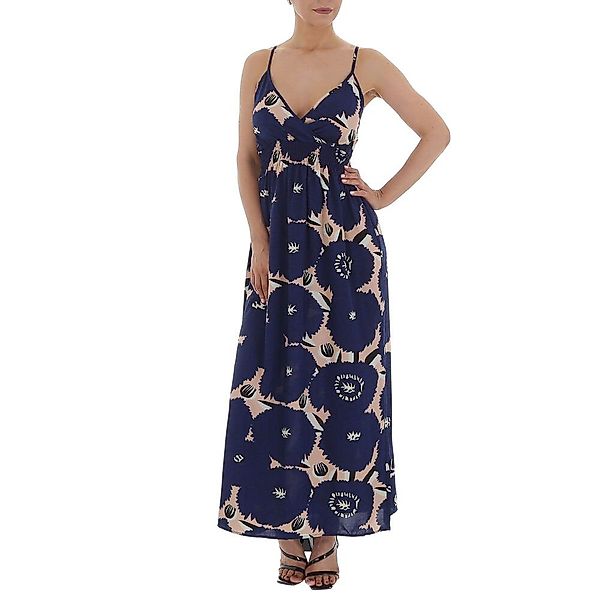 Ital-Design Sommerkleid Damen Freizeit Wickeloptik Geblümt günstig online kaufen
