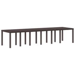 vidaXL Gartentisch Gartentisch Braun 350 x günstig online kaufen