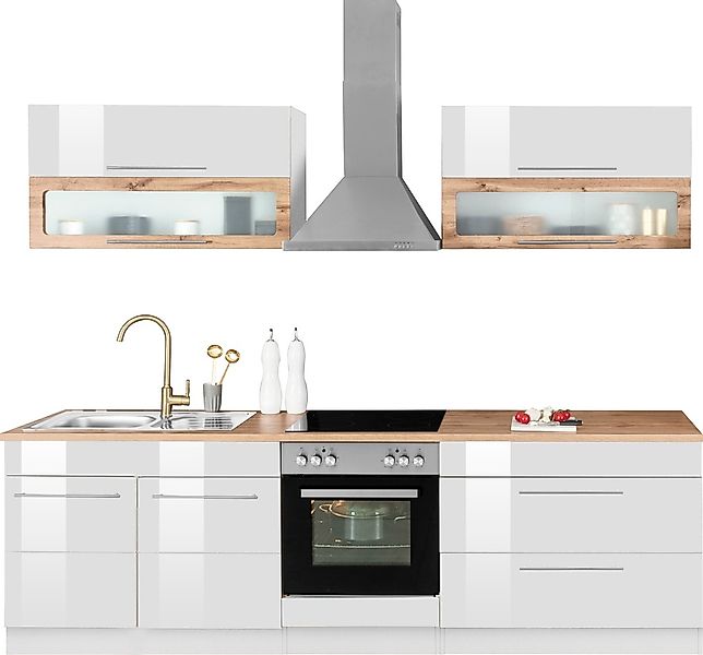 KOCHSTATION Küchenzeile "KS-Wien" Breite 260 cm, wahlweise mit E-Geräten günstig online kaufen