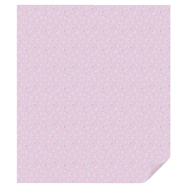 Tulup Buntglasfolie Blumenmuster Buntglas Fensterfolie 100x116 cm Rosa Sich günstig online kaufen