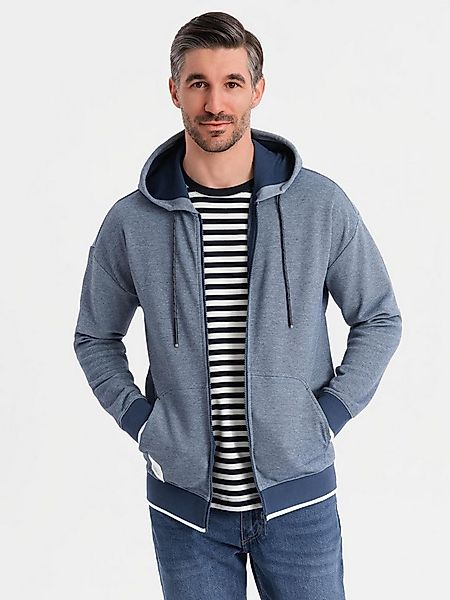 OMBRE Kapuzensweatjacke Weich strukturiertes Sweatshirt mit Kapuze für Herr günstig online kaufen