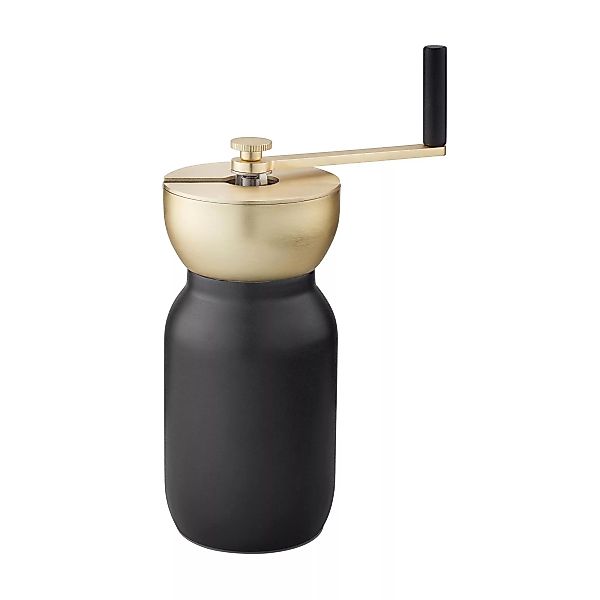 Stelton - Collar Kaffeemühle mit Deckel - messing/schwarz/H 19,5 cm günstig online kaufen