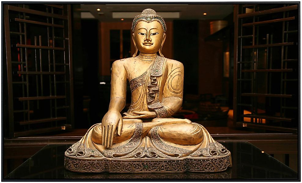 Papermoon Infrarotheizung »Goldener Buddha«, sehr angenehme Strahlungswärme günstig online kaufen