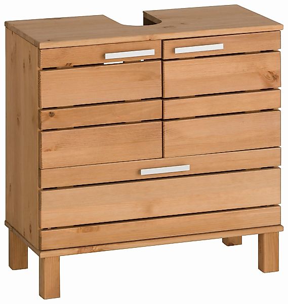 Home affaire Waschbeckenunterschrank "JOSIE", Breite 60, aus Massivholz, Me günstig online kaufen