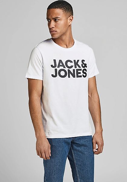 Jack & Jones T-Shirt "JJECORP Herren-Tee mit figurbetonter Silhouette", bed günstig online kaufen