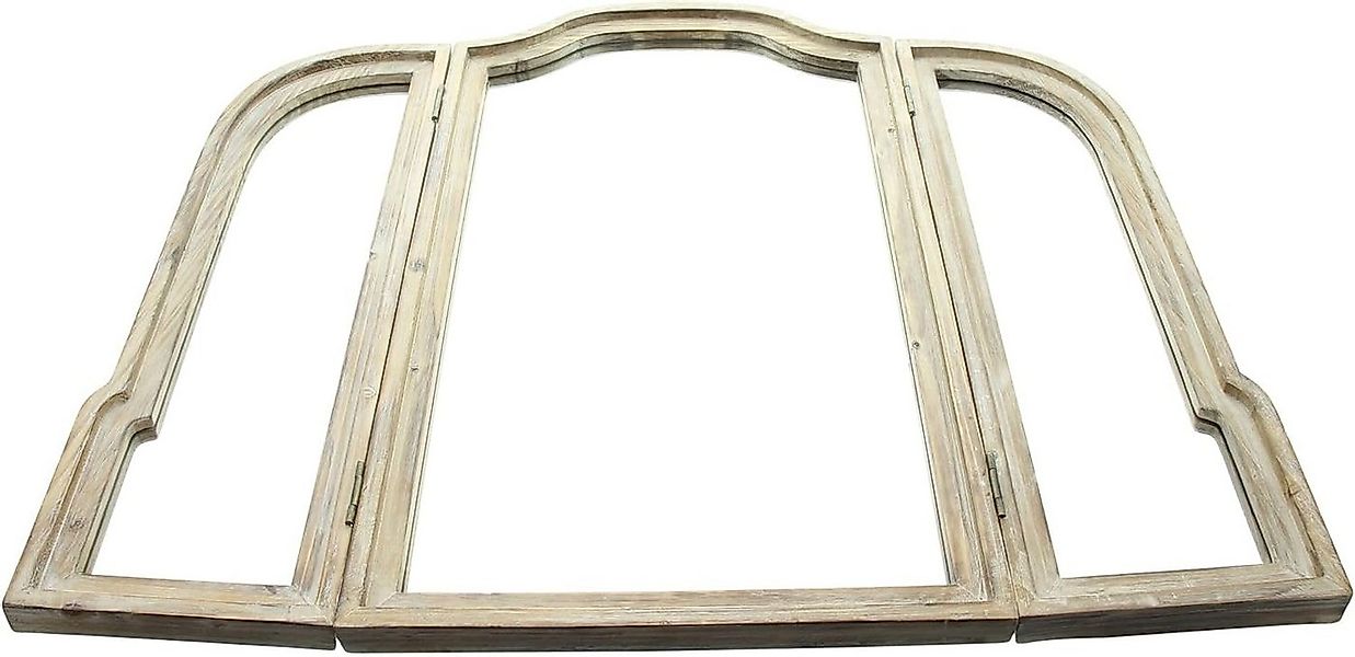 Dekoleidenschaft Spiegel "Nostalgie" mit Holzrahmen, Seitenteile klappbar i günstig online kaufen