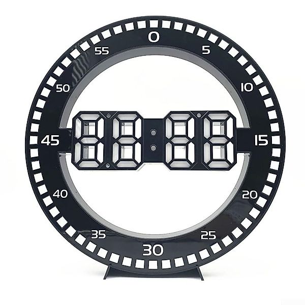 ZEUOPQ Wanduhr Wohnzimmer-Wanduhr, Tragbare 3D-LED-Wanduhr, Vertikale günstig online kaufen