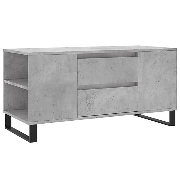 vidaXL Couchtisch Betongrau 102x44,5x50 cm Holzwerkstoff 831008 günstig online kaufen