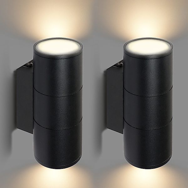IMPTS LED Wandleuchte LED Schwarz Wandlampe günstig online kaufen