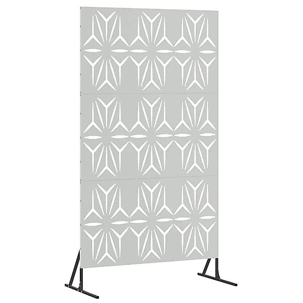 vidaXL Sichtschutz Grau 100 x 50 x 180 cm Stahl 868589 günstig online kaufen