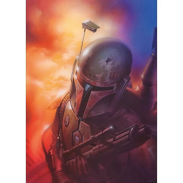 Komar Bild "Star Wars Classic Mandalorian" Star Wars 1 Stk. tlg. Wandbild z günstig online kaufen