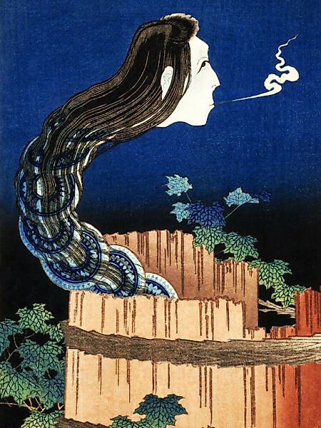Poster / Leinwandbild - The Plate Mansion Von Katsushika Hokusai günstig online kaufen