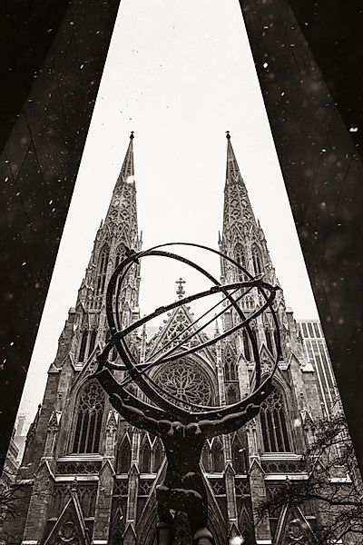 queence Acrylglasbild »Elkan«, Stadt-Foto-Schwarz-Weiß-Amerika-Bilder von A günstig online kaufen