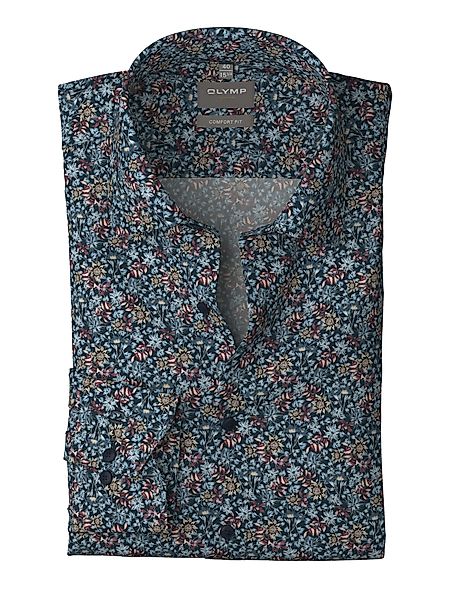OLYMP Langarmhemd Luxor gemustert, Businesshemd, comfort günstig online kaufen