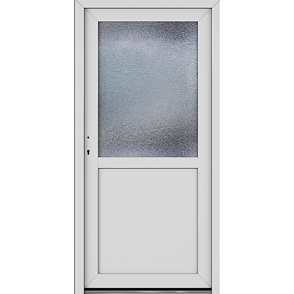 Roro Nebeneingangstür OKE 1155 Kunststoff 5FA Weiß 98 cm x 198 cm DIN L günstig online kaufen