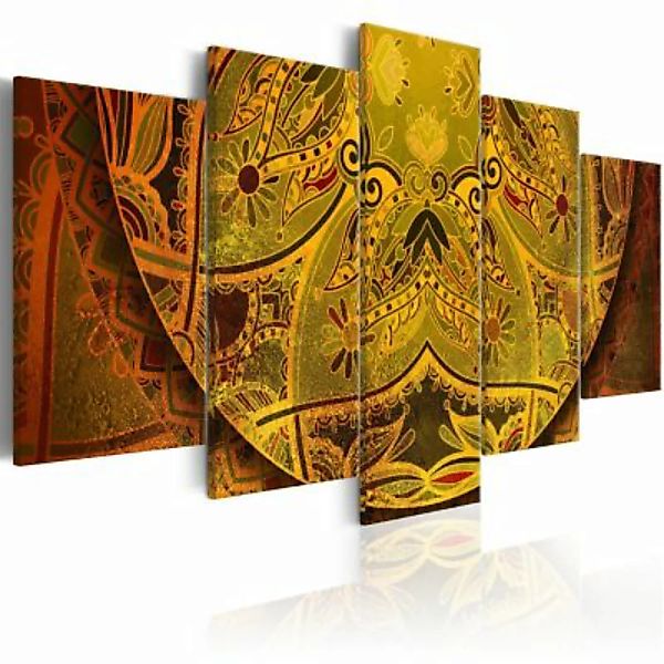 artgeist Wandbild Mandala: Golden Power mehrfarbig Gr. 200 x 100 günstig online kaufen