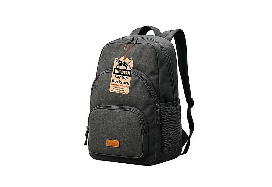 BigDean Laptoprucksack Rucksack bis 15,6 Zoll 45cm ca. 22L Handgepäck Rucks günstig online kaufen