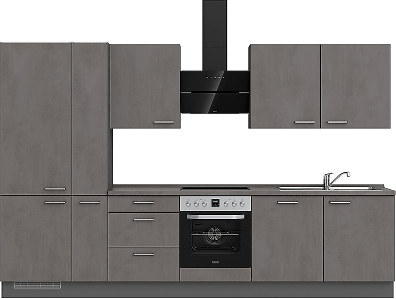 nobilia Küchenzeile ""Riva II"" vormontiert, Ausrichtung wählbar, Breite 33 günstig online kaufen