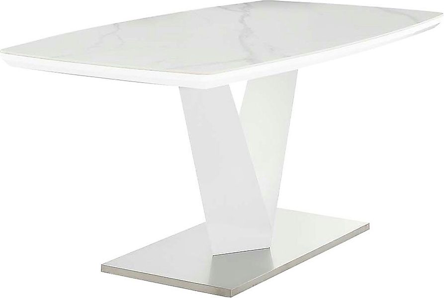 Jockenhöfer Gruppe Esstisch Norderney, 160x90cm, Bootsformoptik, Keramiktis günstig online kaufen