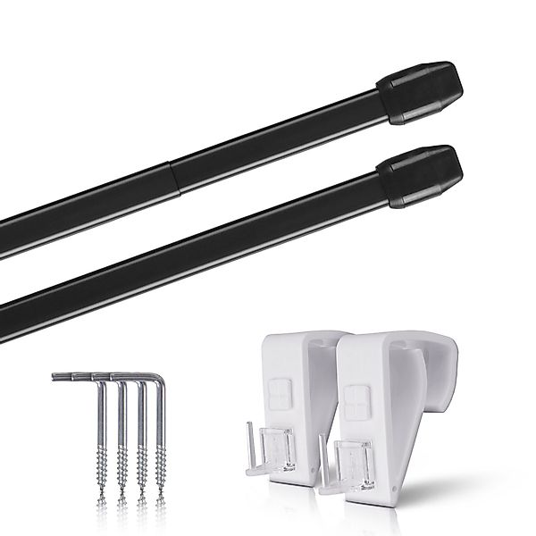 Bestlivings Gardinenstange Bistrostange Vitragestange (2er-Pack), ausziehba günstig online kaufen