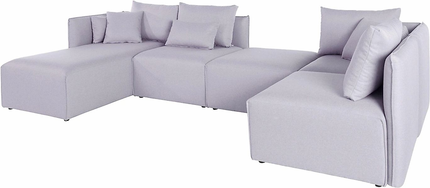andas Wohnlandschaft "Nöre U-Form" 5 Teile, in vielen Bezugsqualitäten und günstig online kaufen