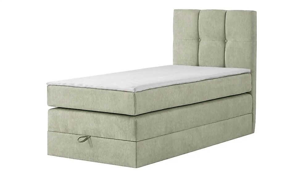 Boxspringbett mit Bettkasten Leeds ¦ grün Betten > Einzelbetten - Höffner günstig online kaufen
