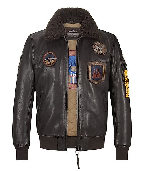 Milestone Pilotenjacke MSMaverick Fliegerjacke Retro-Vintage im Aviator Blo günstig online kaufen