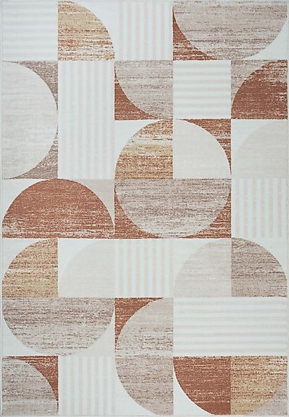 TaraCarpet Teppich Kurzflorteppich TaraCarpet Empire Retromuster günstig online kaufen