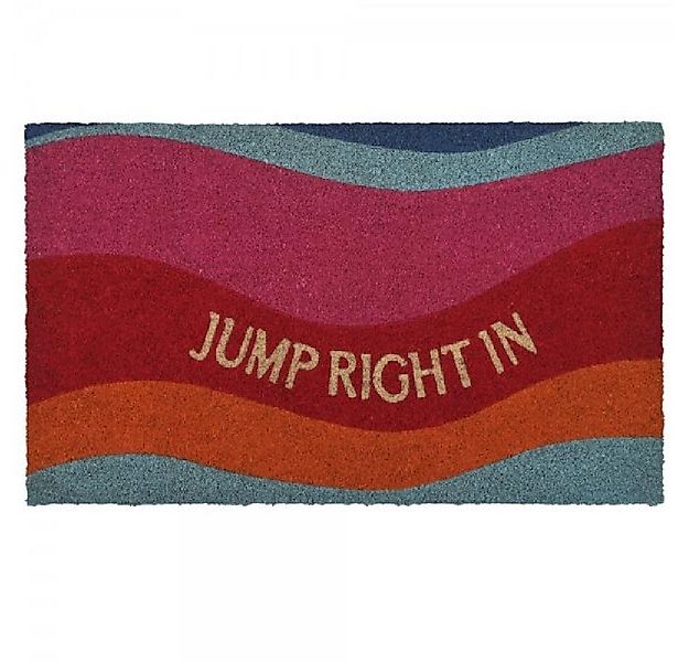 Giftcompany Fußmatte Fußmatte aus Kokosfasern Jump Right In (75x45cm) günstig online kaufen