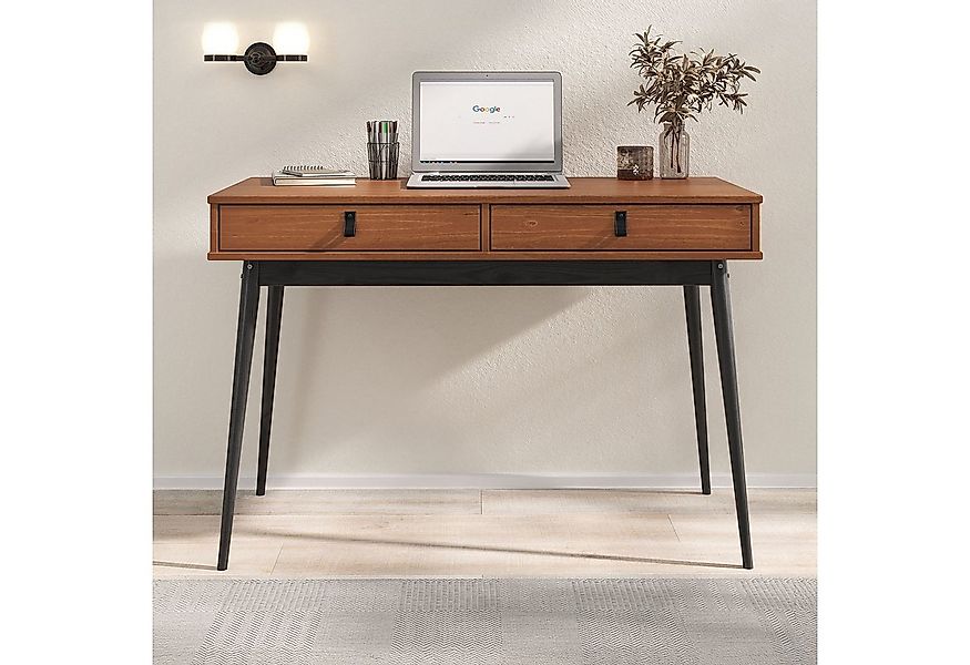 IDIMEX Schreibtisch WANDA, Bürotisch mit Schubladen Homeoffice Tisch Massiv günstig online kaufen