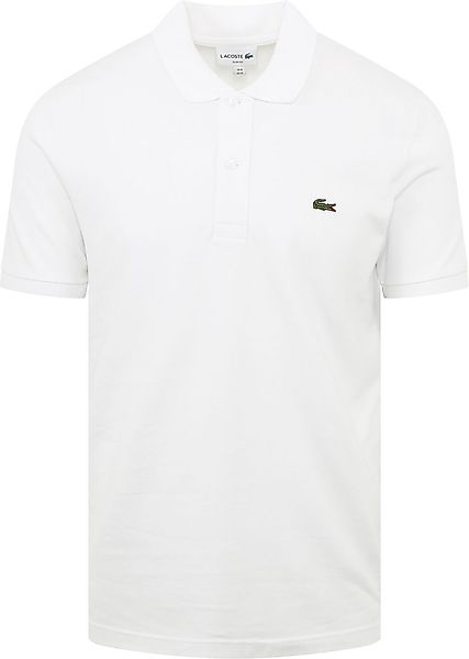 Lacoste Poloshirt Pique Weiß - Größe L günstig online kaufen