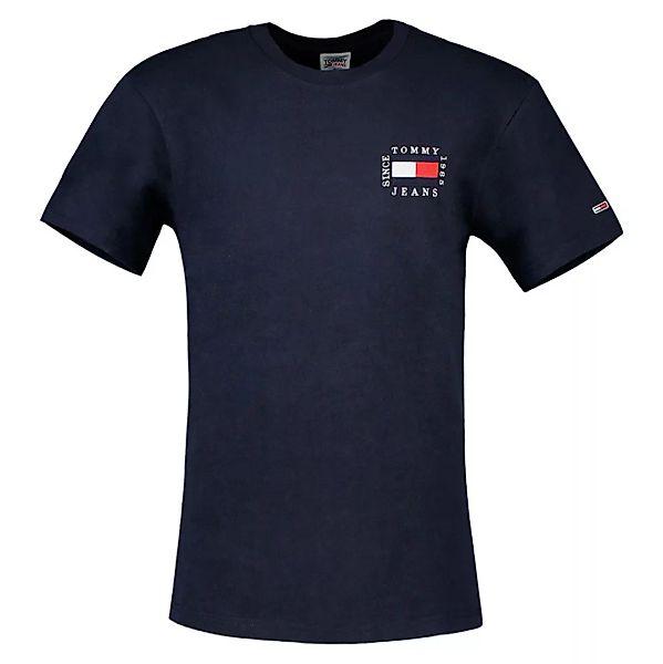 Tommy Jeans Box Flag Kurzärmeliges T-shirt M Twilight Navy günstig online kaufen
