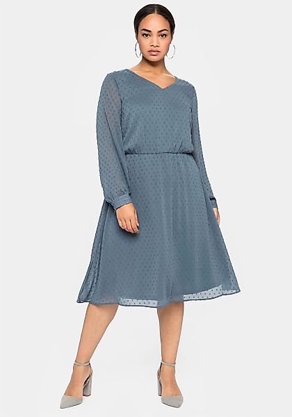 Sheego Chiffonkleid "Abendkleid" günstig online kaufen