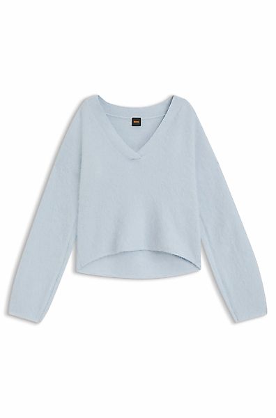 BOSS ORANGE Strickpullover "Fiti Premium Damenmode", mit V-Ausschnitt günstig online kaufen