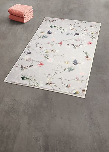 Kleine Wolke Badematte »Flores« Höhe 5 mm rutschhemmend beschichtet fußbode günstig online kaufen