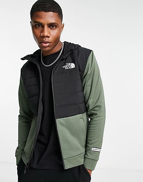 The North Face – Hybrid – Wärmeisolierte Jacke in Khaki-Grün günstig online kaufen