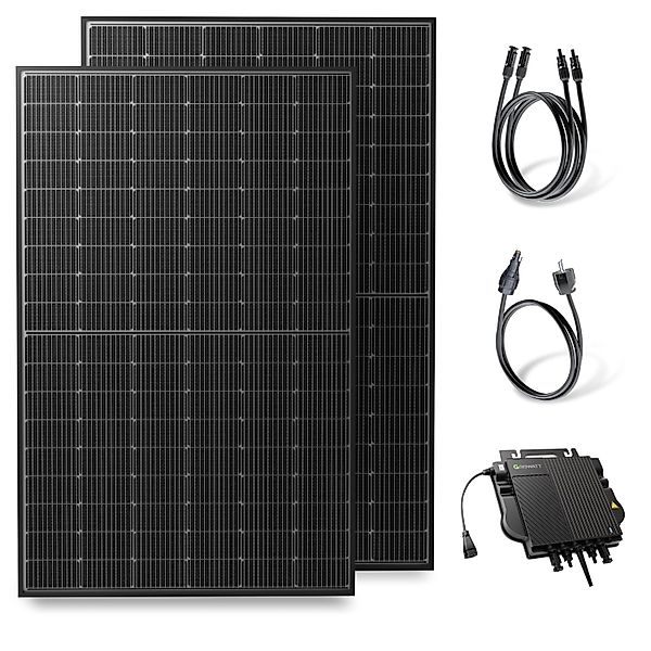 Solakon Balkonkraftwerk 900W/800W Solaranlage Steckerfertig Komplettset Pho günstig online kaufen
