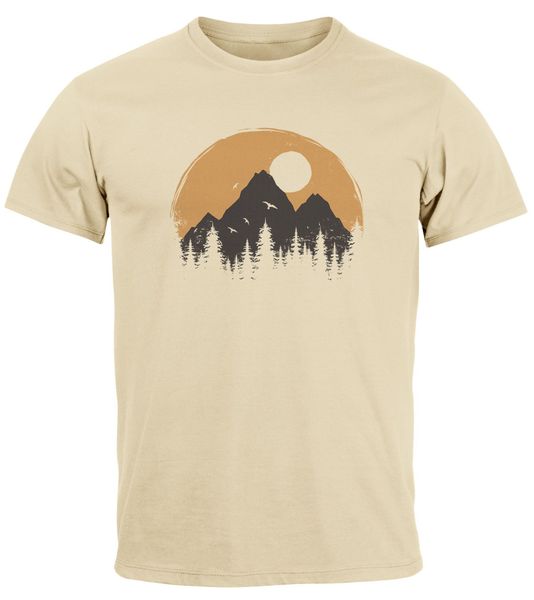 Neverless Print-Shirt Herren T-Shirt Outdoor Print günstig online kaufen