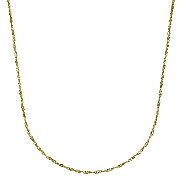 Vivance Collierkettchen 585 Gold Singapurkette 45cm günstig online kaufen