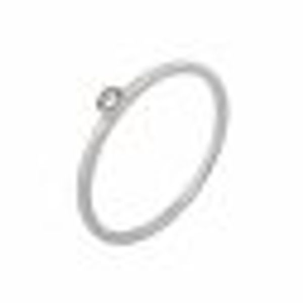 Ring 925/- Sterling Silber rhodiniert Hexagon mit Zirkonia Stacking günstig online kaufen